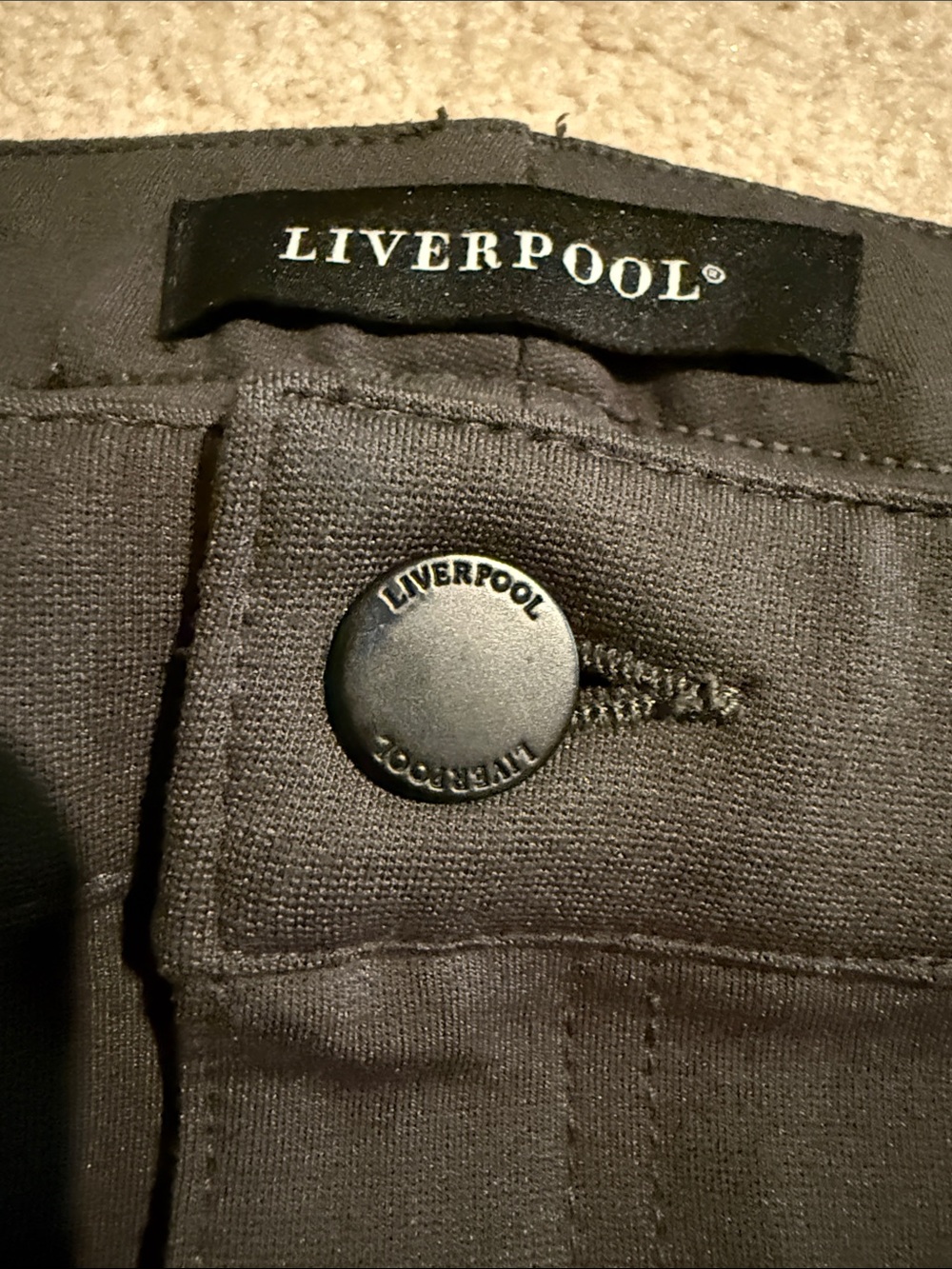 Liverpool Women's Dark Grey Madonna Legging / Jacqueline Skinny Ankle Pants - Picture 4 of 14